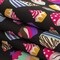 1 Yard Black and Pink Cupcakes Printed Stretch Cotton Denim 52’’ Width